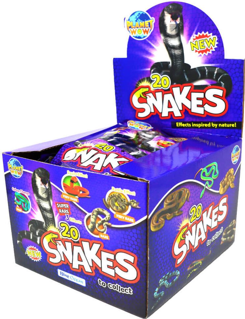 Blue Ocean Snakes Sammelfiguren 2024 - Planet Wow Figur Schlange - 1 Display