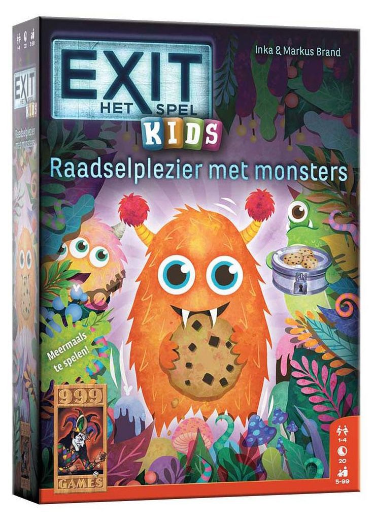 999Games 999 Games Exit – Rätselspaß für Kinder mit Monstern