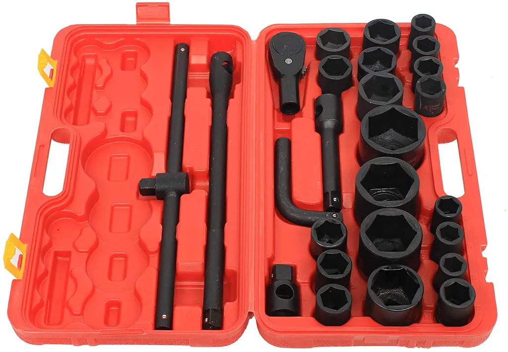 Jeu de douilles 21-65mm pour débloquer les écrous grippés de camions