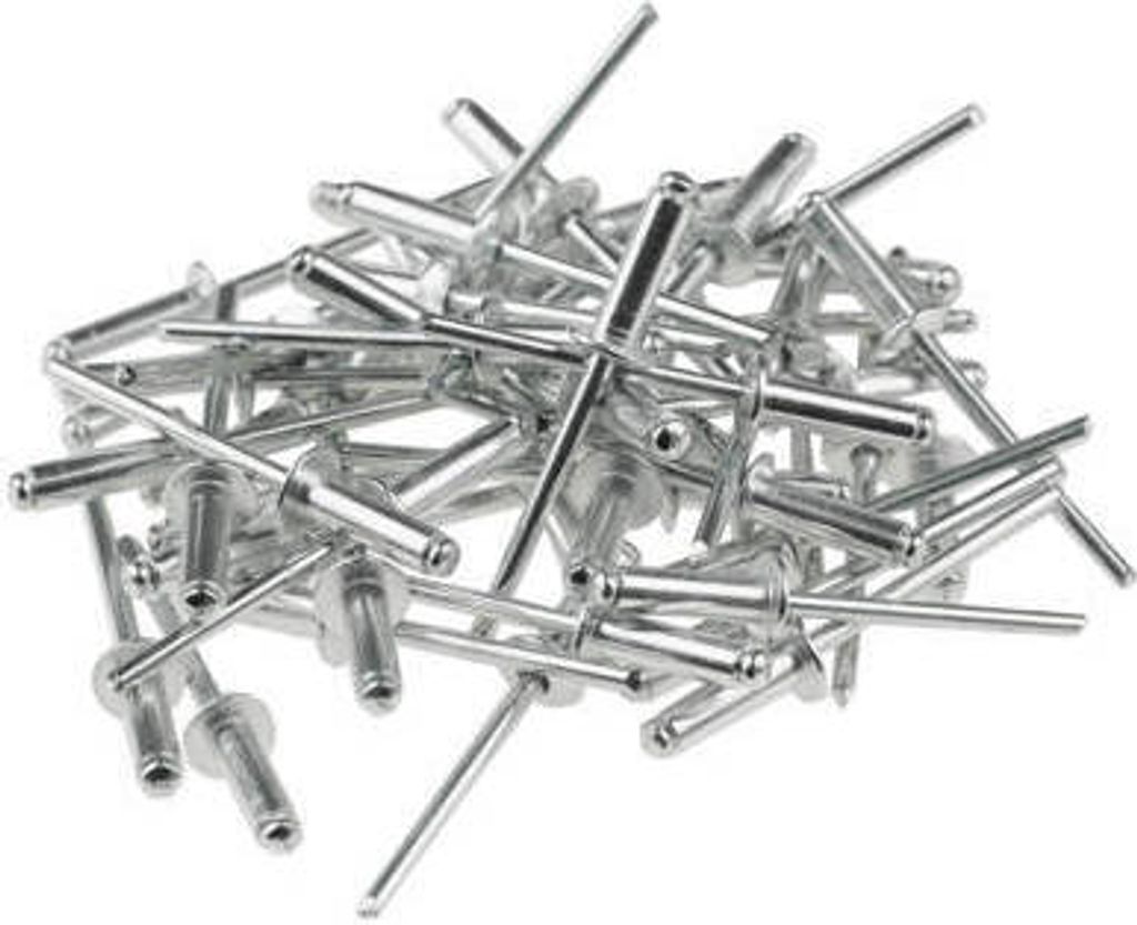 Aluminiumnieten 4,8 x 23 mm, 50 Stück