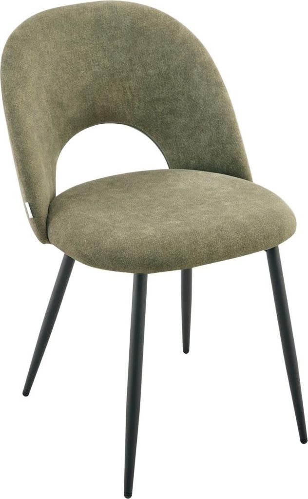 Židle HOMLA TRIVIO v zelené látce 49x57x78 cm Obrázek produktu 