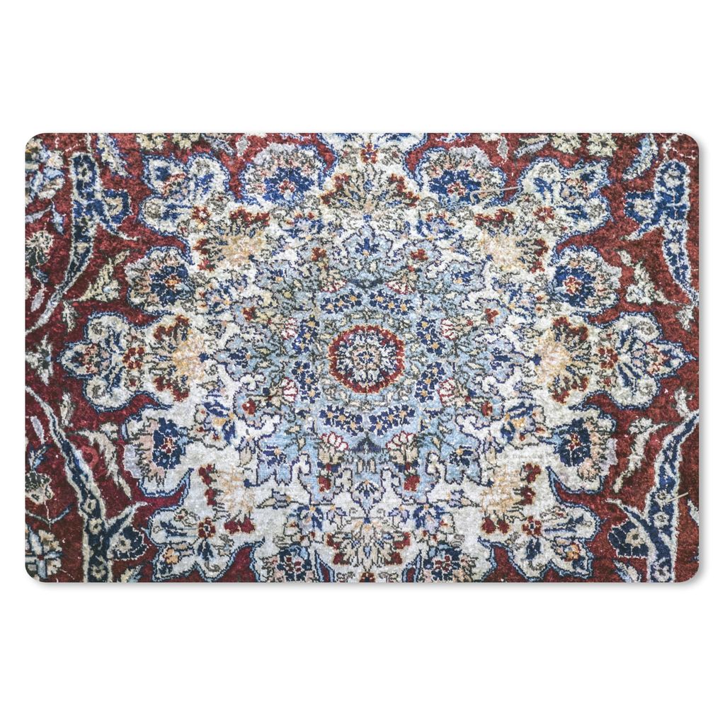 MuchoWow Schreibtischunterlage Persische Teppiche - Teppiche - Mandala 60x40 cm - XXL Mauspad - Großes Mauspad