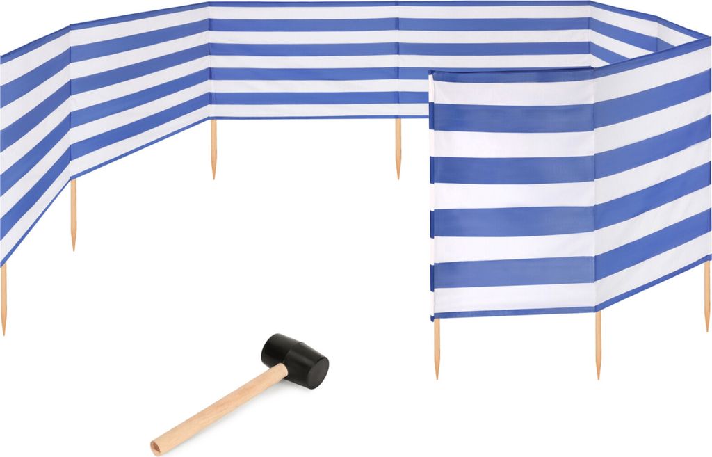 Garronda plage pare-vent 12m de long plus maillet en Image du produit 