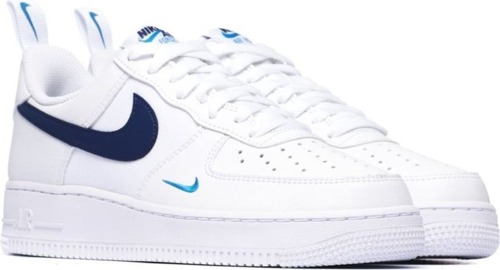 Nike Air Force 1 '07 "Deep Royal Blue & White", Weiß/Blau, Produktbild 