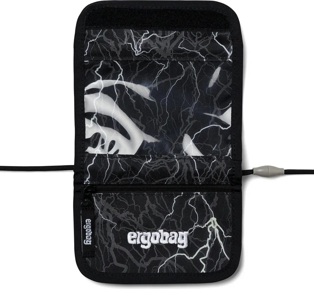 Portafoglio Collo Ergobag Reflex Glow Nero: Borsello Scuola Resistente - 3