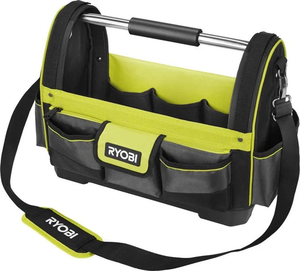 Ryobi RSSLOT1 Ryobi offene Werkzeugtasche, 38 Liter, 13 Taschen, 220 x 365 x 470 mm