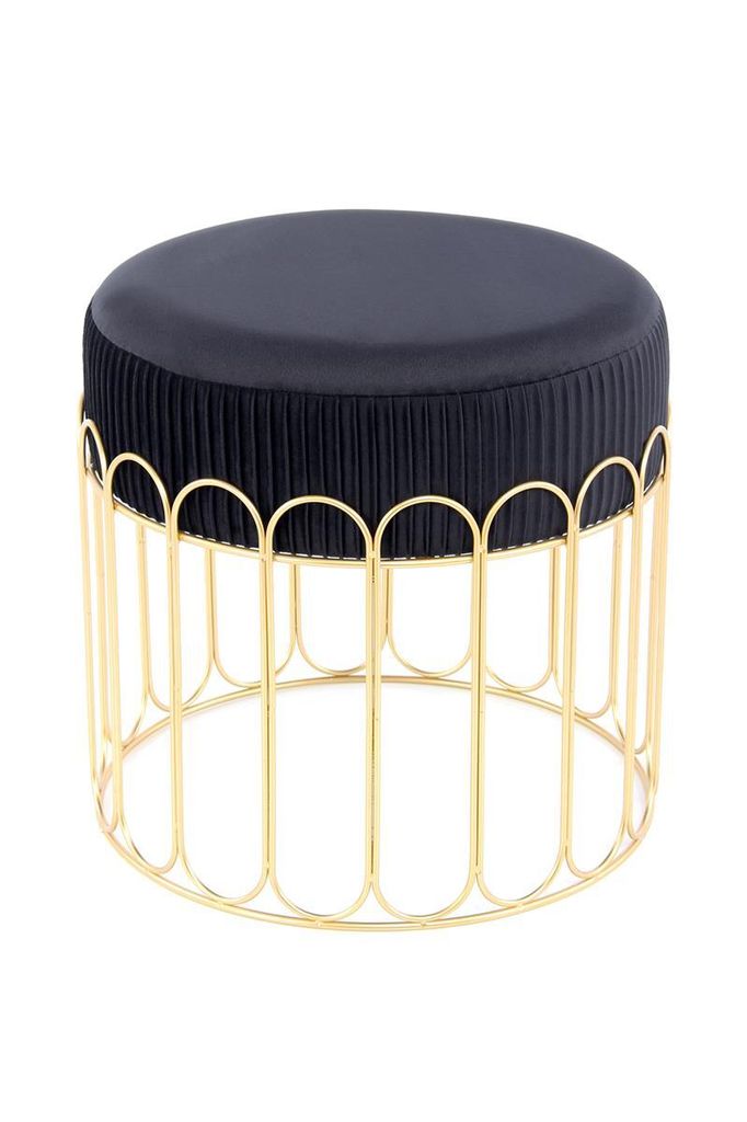 Hocker Ava Uni 100 Schwarz