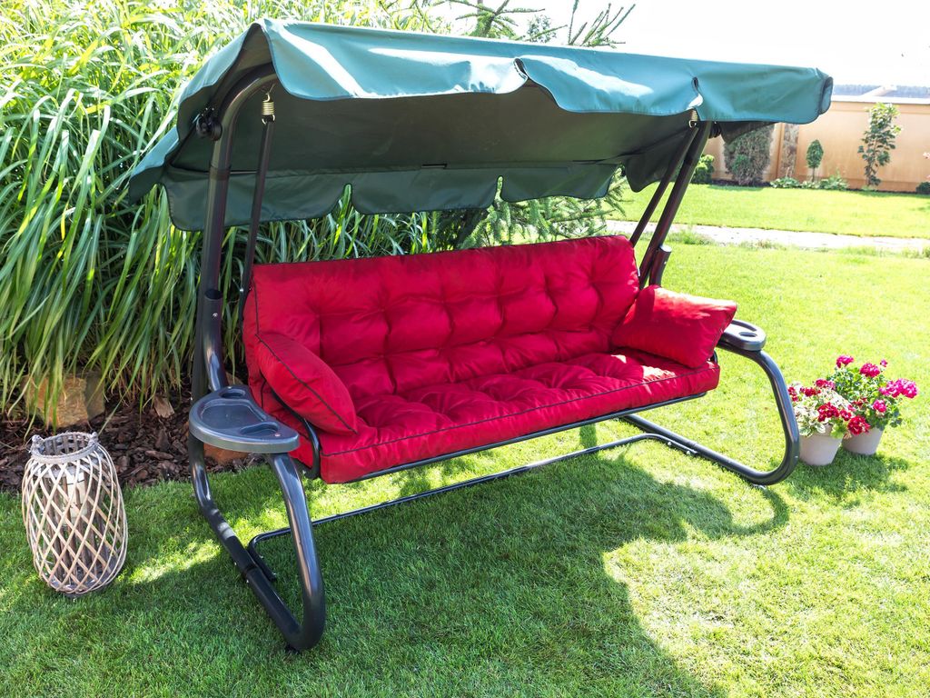 Cuscino Impermeabile Per Panca Da Giardino 100 Cm - Morbido E Resistente Per Esterni E Interni