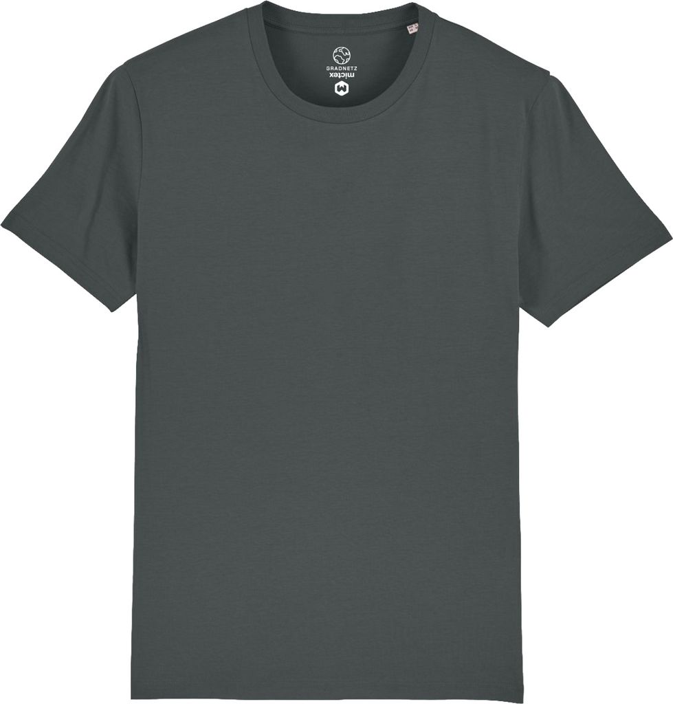 T-Shirt uni aus 100% Biobaumwolle fair produziert der Marke GRADNETZ