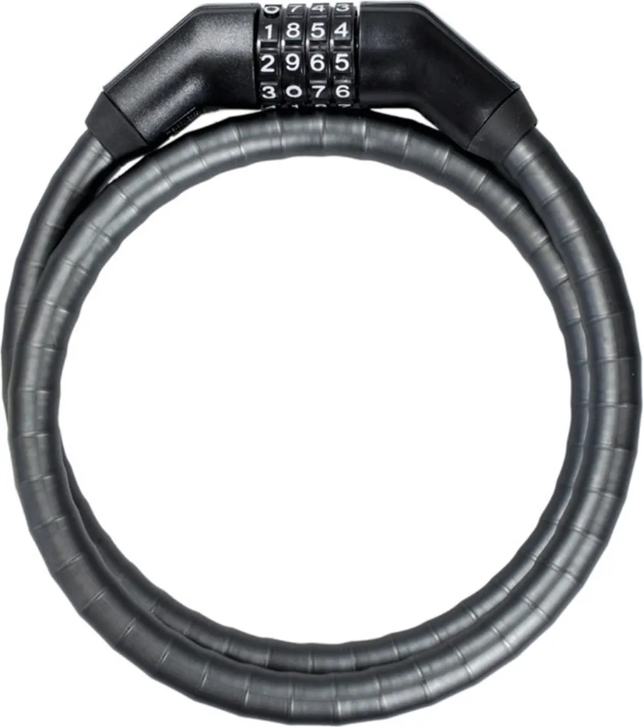 Câble blindé Trelock Ø15mm haute résistance à code 100cm avec support cadre