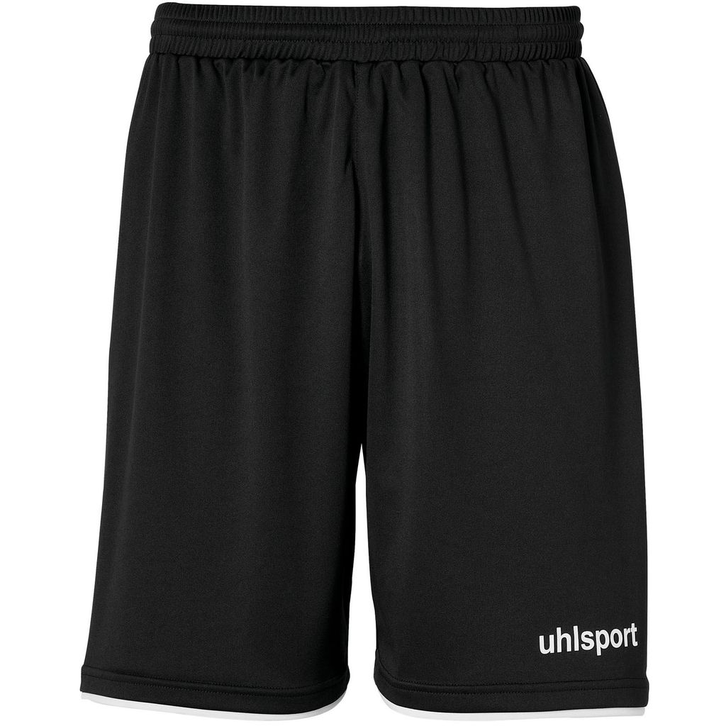 Uhlsport Club Shorts Kinder - Schwarz / Weiß