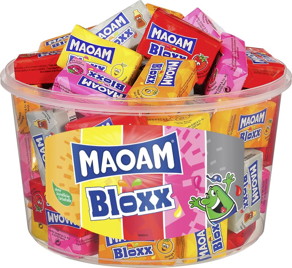 Haribo Maoam Bloxx Kaubonbons 50 Stück Produktbild 