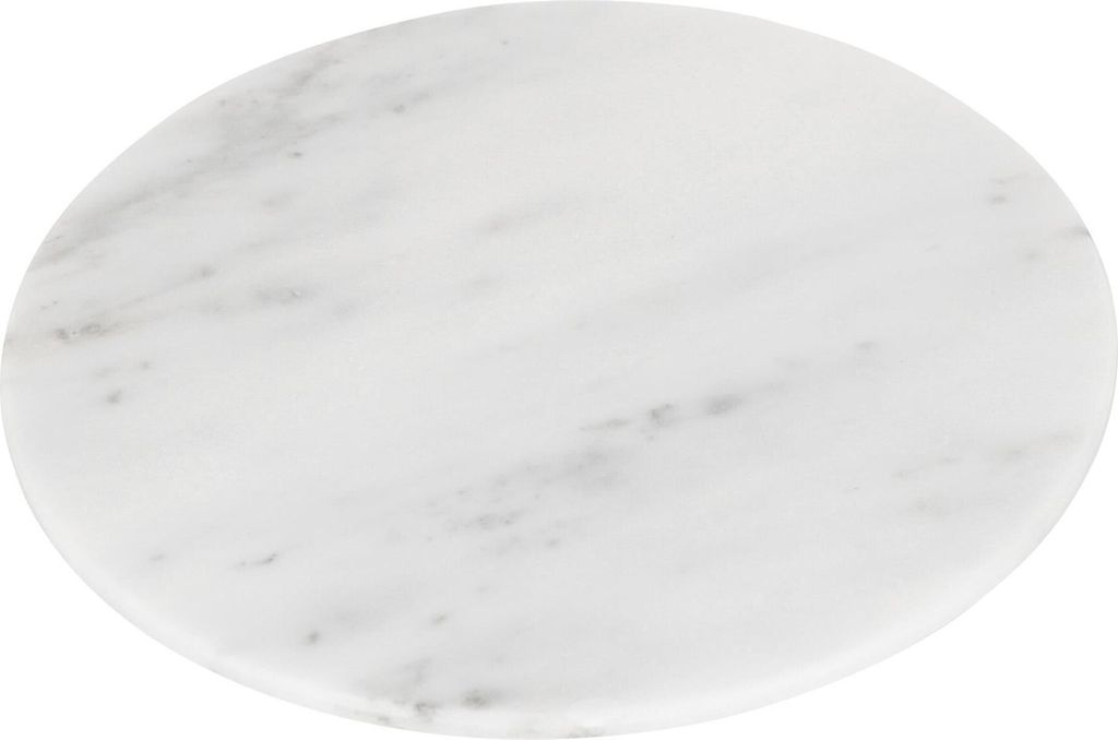 Argon Ta Rundes Marmor-Schneidebrett – 30 cm – Weiß Produktbild 