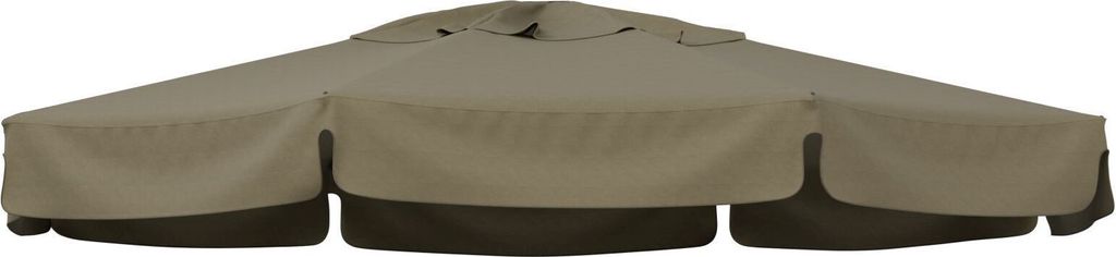 Sonnenschirmbespannung Sun Garden Ø 350 cm taupe