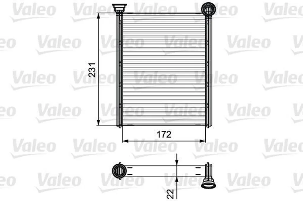 Échangeur de Chaleur pour Réparer le Chauffage Panne C4 II DS4