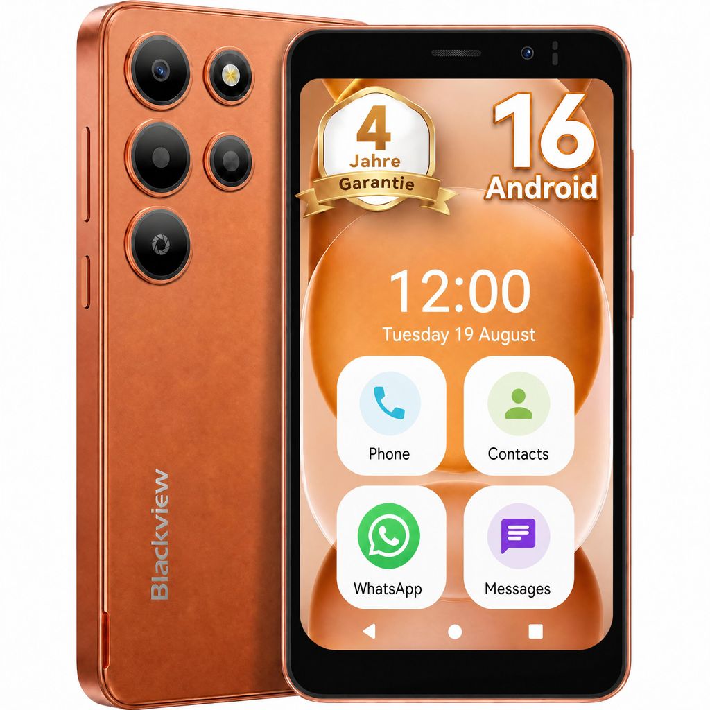 2026 Blackview Ohne Vertrag 4G Seniorenhandy, 3000mAh, Produktbild 