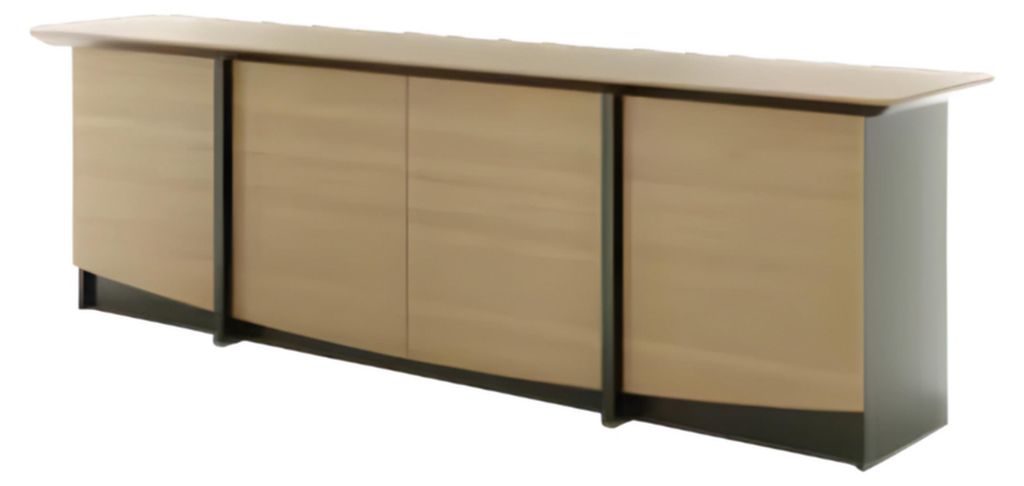 Sideboard Arbeitszimmer Chef Exclusive Büro CEO SchubladenHelles Holz Modern Neu