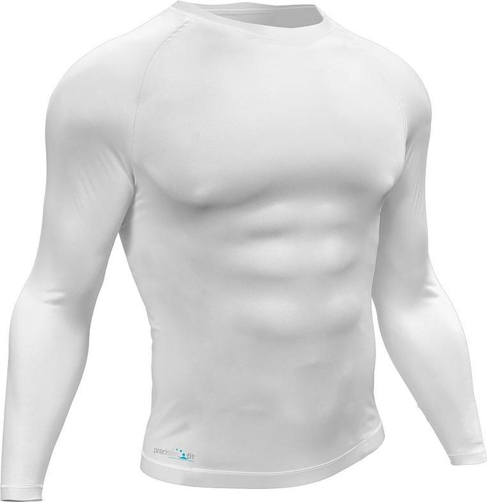 Precision Sport Thermoshirt - Langarm - Weiß - Erwachsene - XXL
