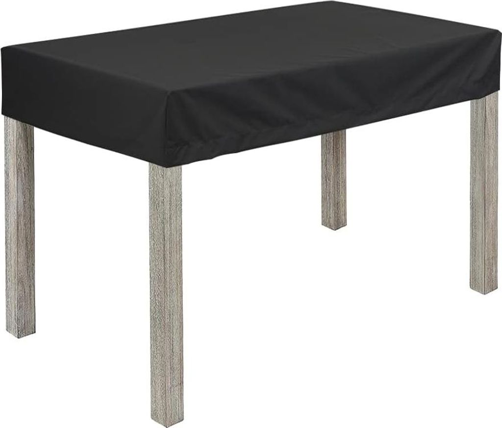 Tischplattenhülle 160x90x15cm Schutzhülle wasserdicht UV - beständigGartenmöbel Gartentisch Hülle Abdeckung Haube Schutzhülle Abdeckhaube