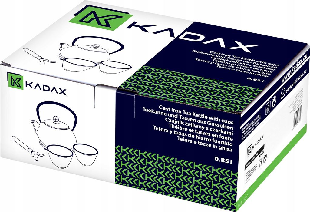 KADAX Bollitore in ghisa con tazze da tè, set da tè Immagine del prodotto 