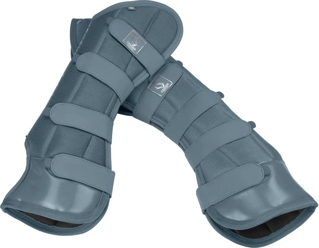 Ghette Eskadron Mesh FS25 Trasporto Pony: Protezione Blu Acciaio