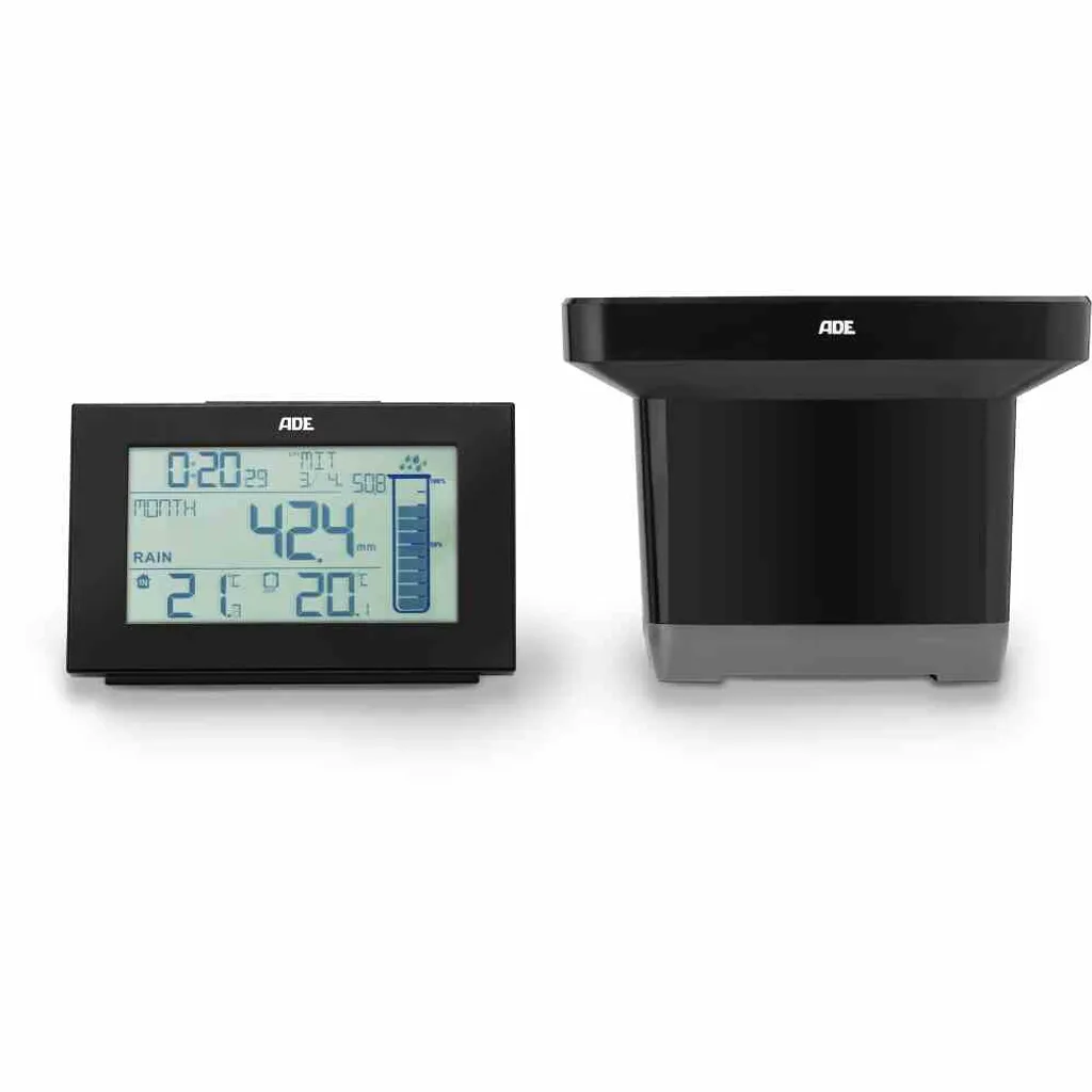 Station météo sans fil ADE WS 1907 - Pluviomètre J40087 inclus