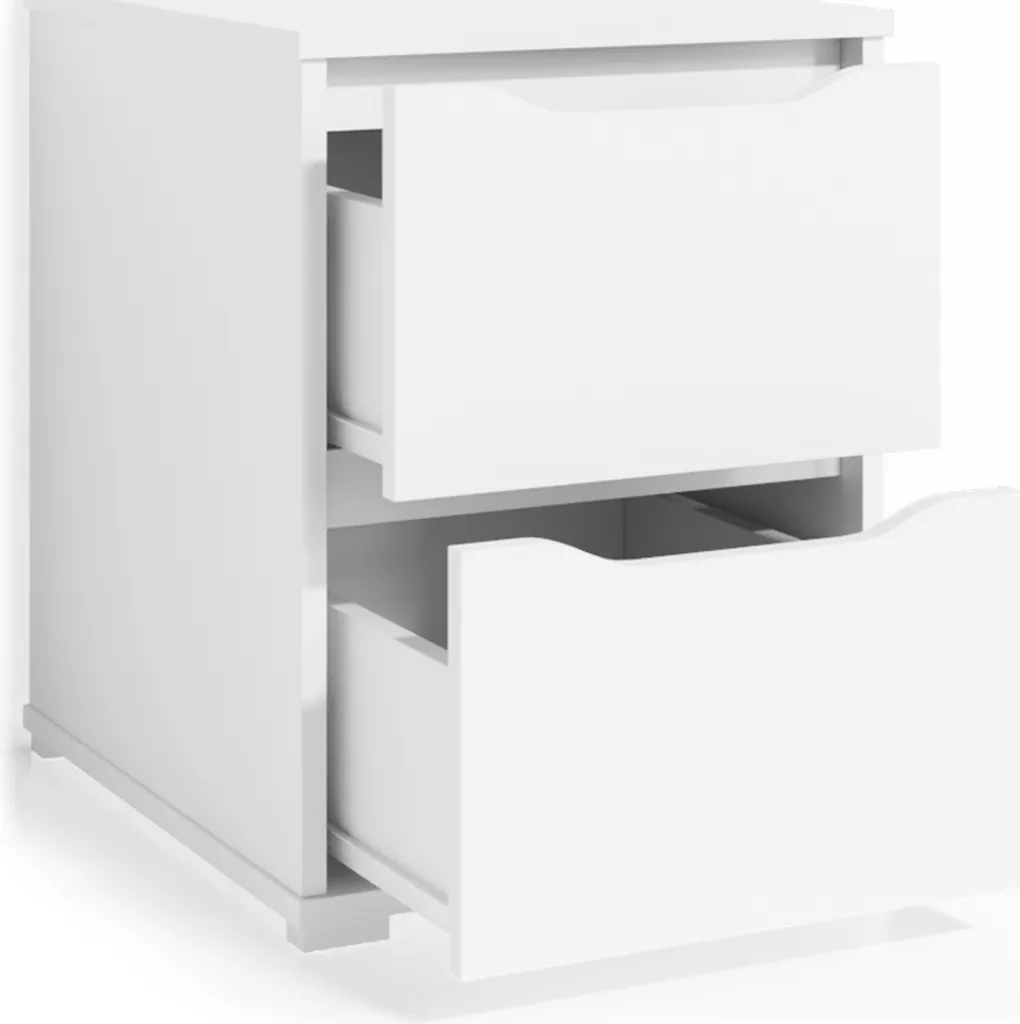 Commode compacte Vicco Ruben Blanche 40cm style moderne et épuré - 6