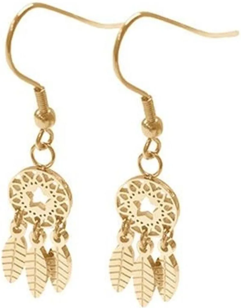 Boucles d'oreilles CO88 Collection 8CE-70001 en Acier Doré pour Femme