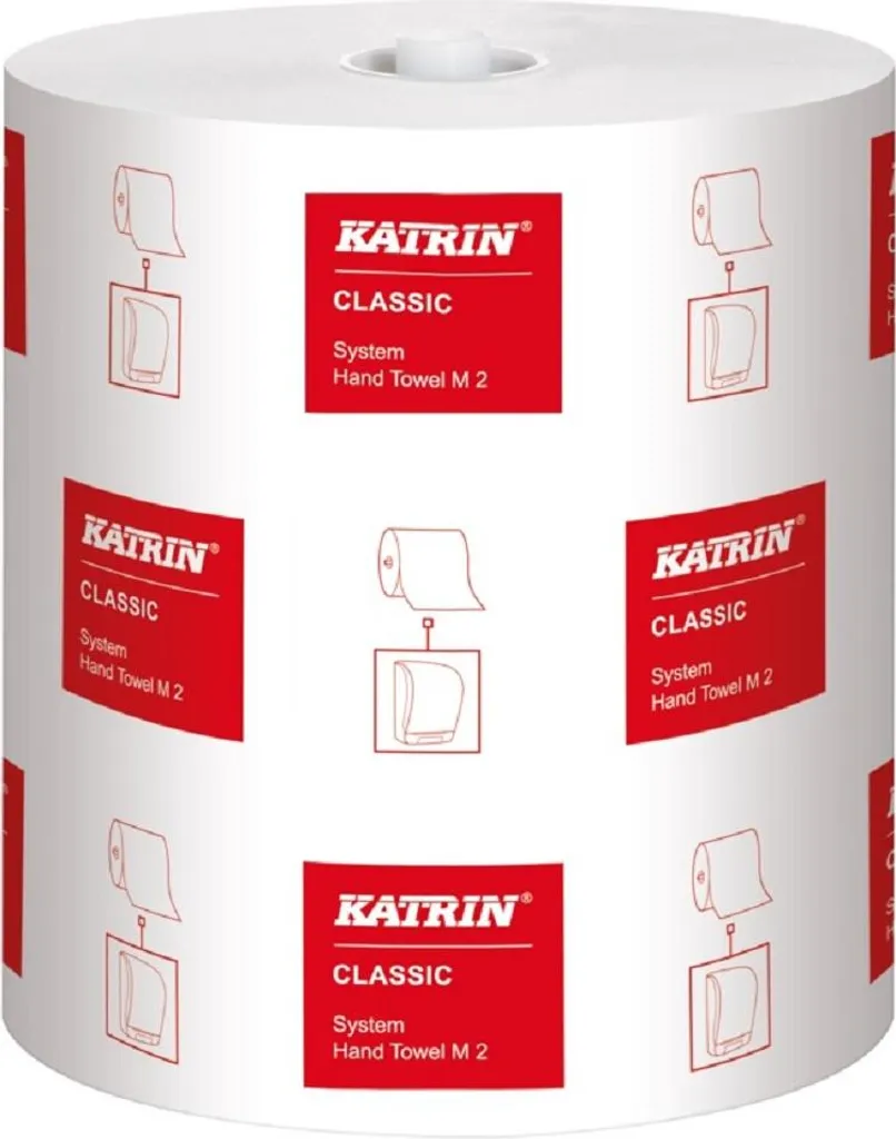 Distributeur de serviettes Katrin System - Distributeur Blanc Robuste