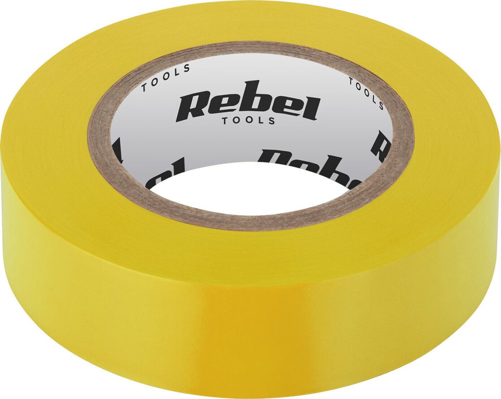 REBEL Isolierklebeband (0,13 mm x 19 mm x 20 yd) gelb