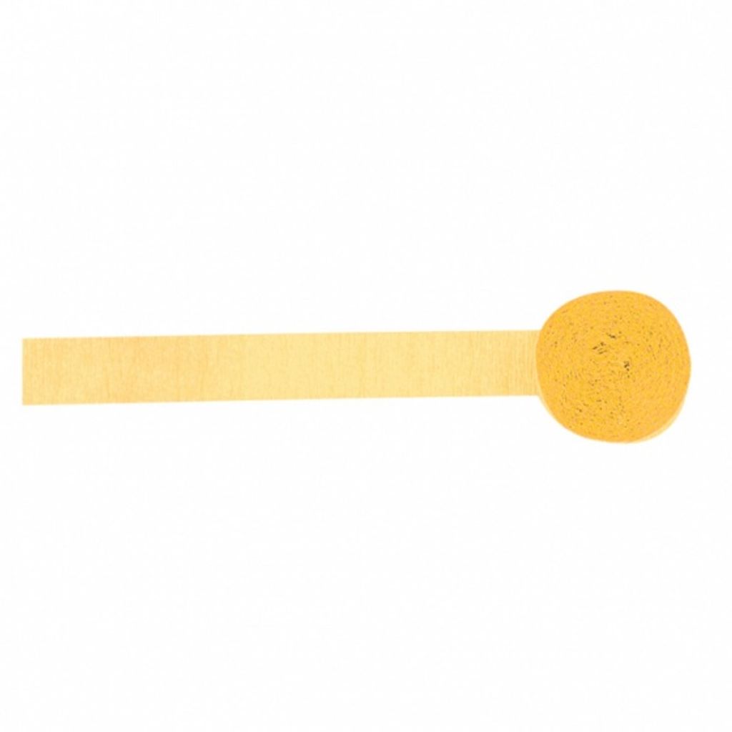 Krepp Luftschlange Sunshine Yellow 24m