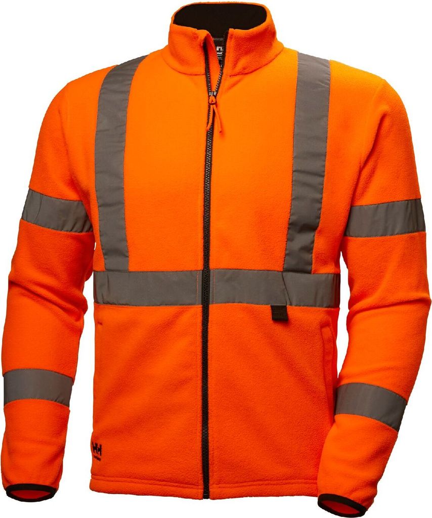 Helly Hansen Warnschutz-Fleecejacke ADDVIS FLEECE JACKET 72171, Farbe:hv orange, Größe:M