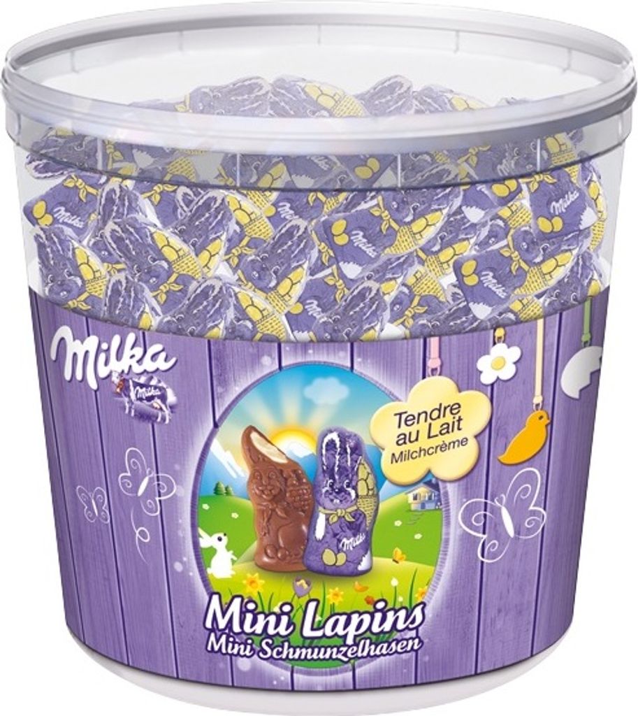 Milka Mini Lapins - Mini-Schmunzelhasen - 1505 g Produktbild 