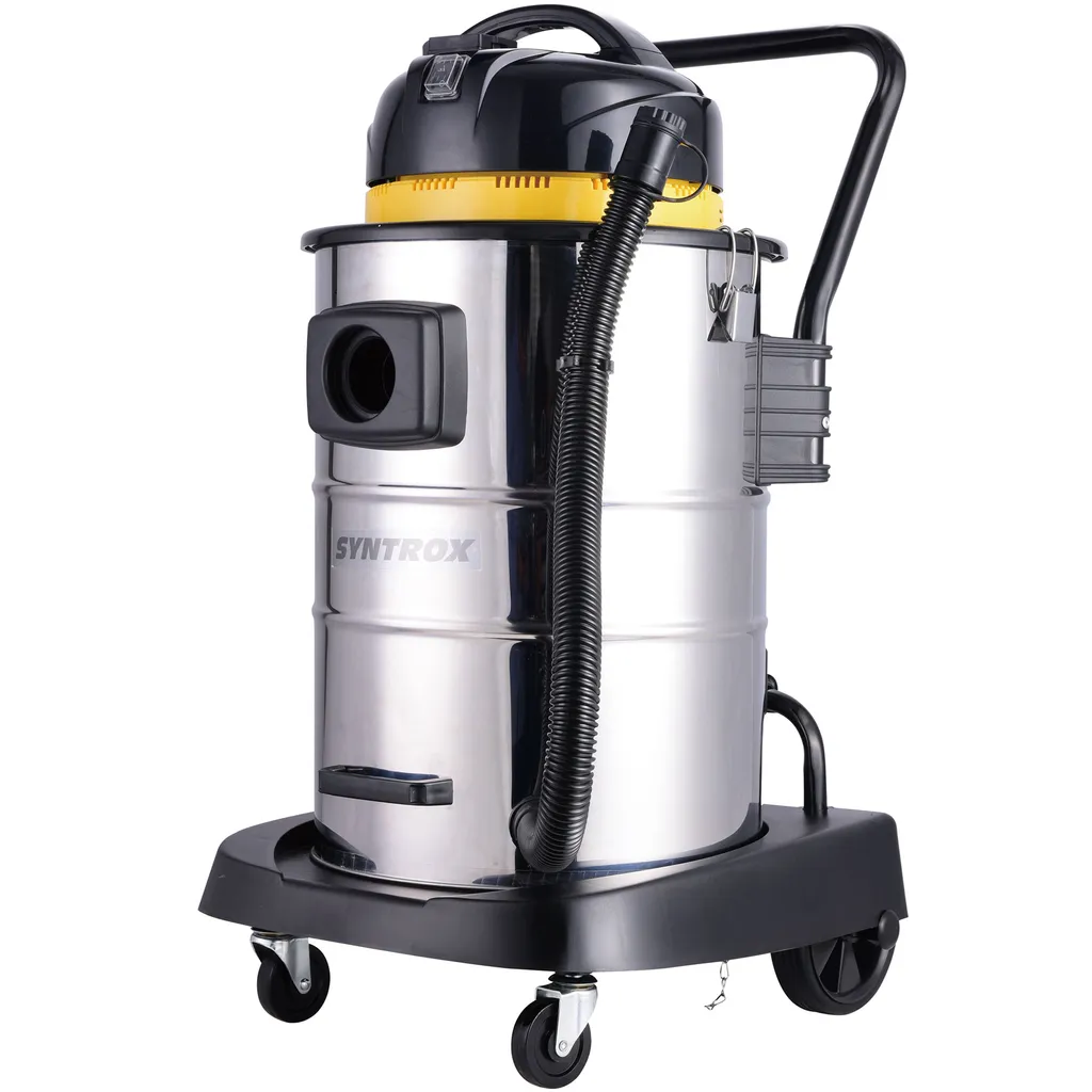Aspirateur Eau et Poussières de Chantier Inox 70 L - Modèle Syntrox