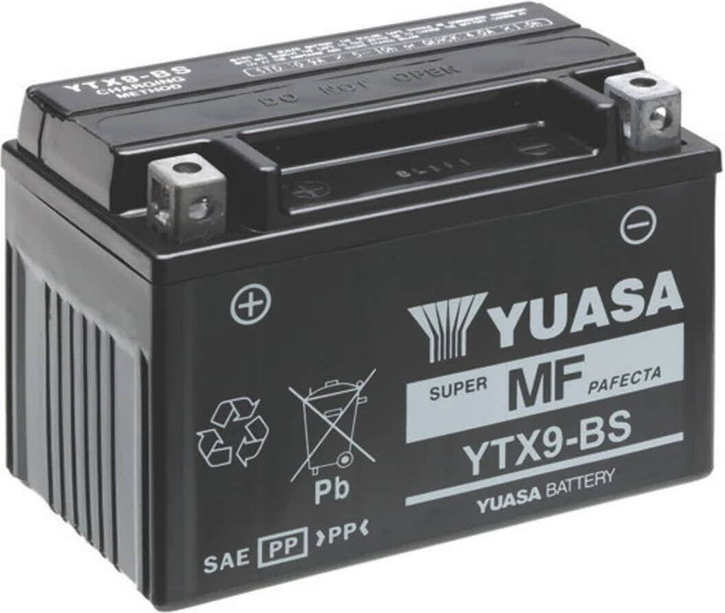 Batteria Yuasa YTX9-BS 12V/8AH sigillata con acido Immagine del prodotto 