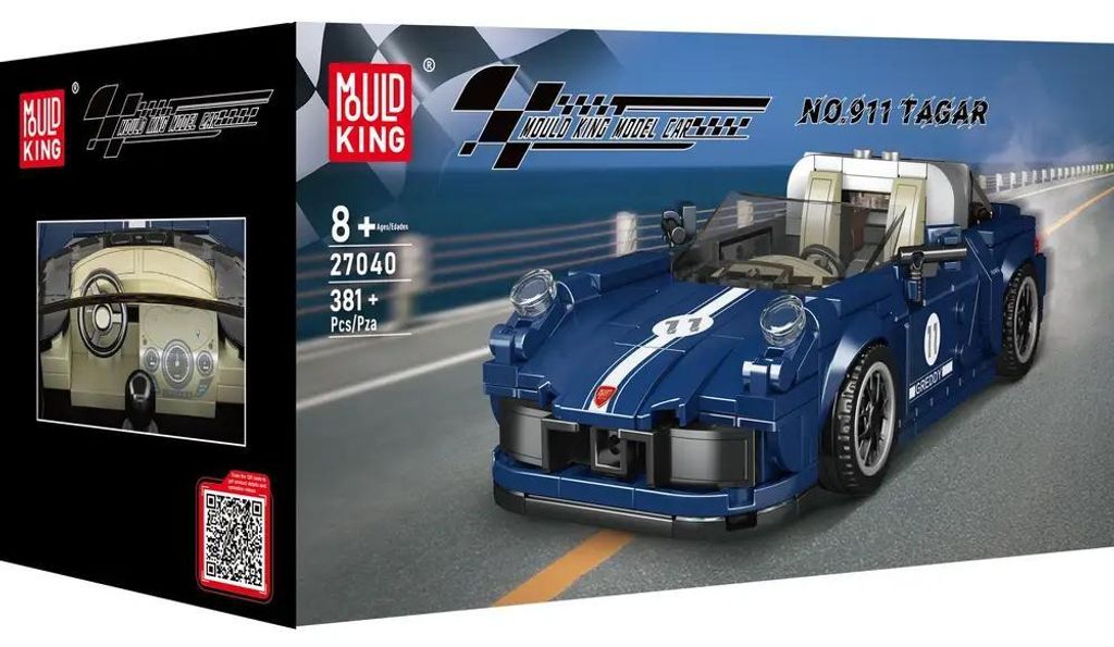 Mould King® 27040 - 911 Tagar voiture de sport incl. sho Image du produit 