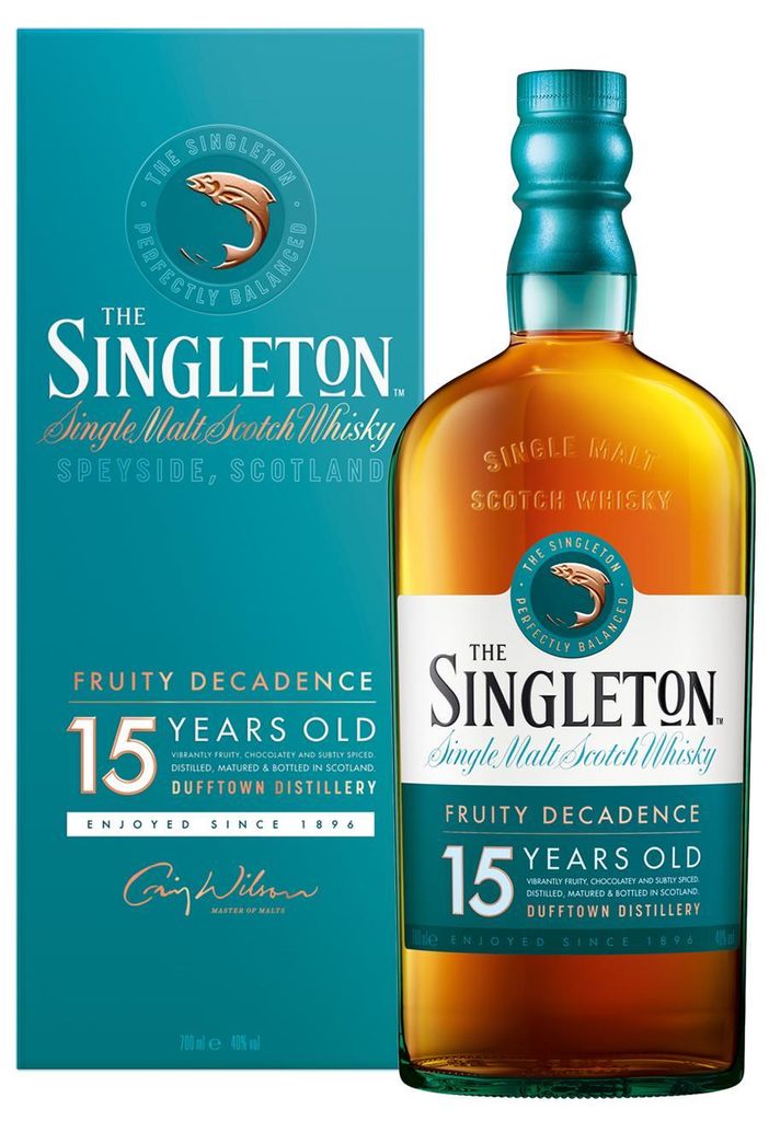 The Singleton of Dufftown 15 Jahre | Speyside Singel Malt Scotch Whisky | 0,7l. Flasche in Geschenkpackung