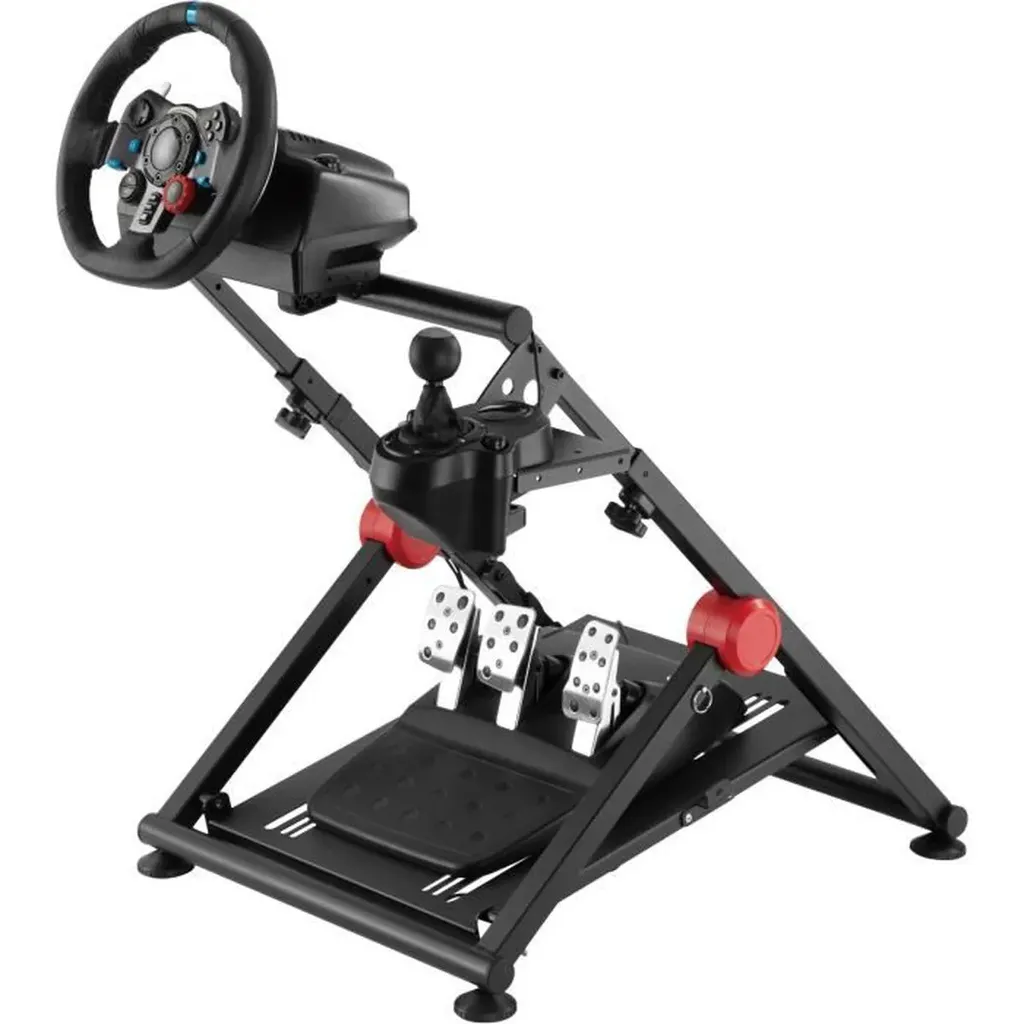 Support Volant Simulation Racing OPLITE GT PRO V2 Noir pour Cockpit - 3