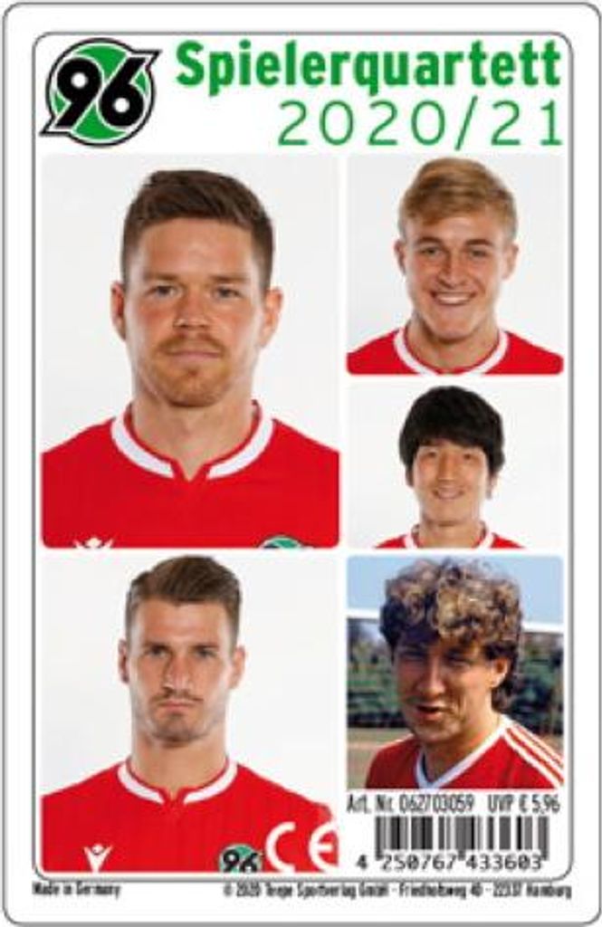 Teepe Sportverlag 33603 - Hannover 96 Quartett 2020/21 Produktbild 