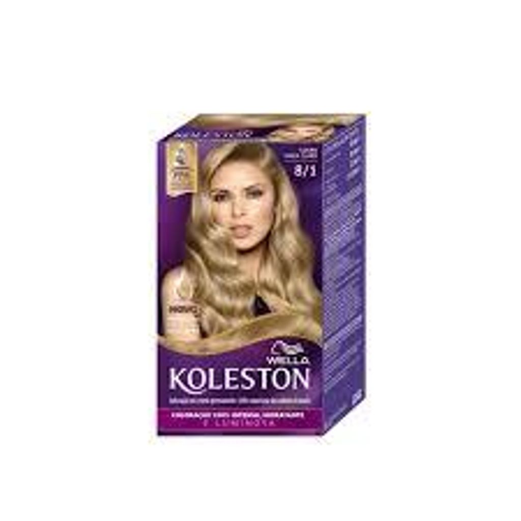 Koleston Wella Permanente Haarfarbe Creme - 8/1 Helles Produktbild 
