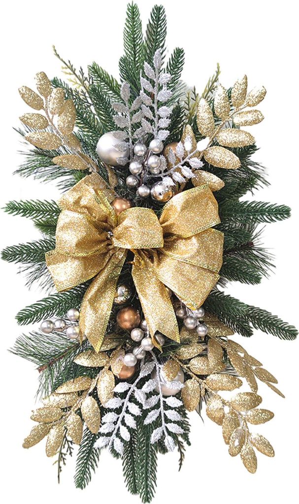 Weihnachtskranz, Weihnachtsgirlande mit Beeren-Ornament, Produktbild 