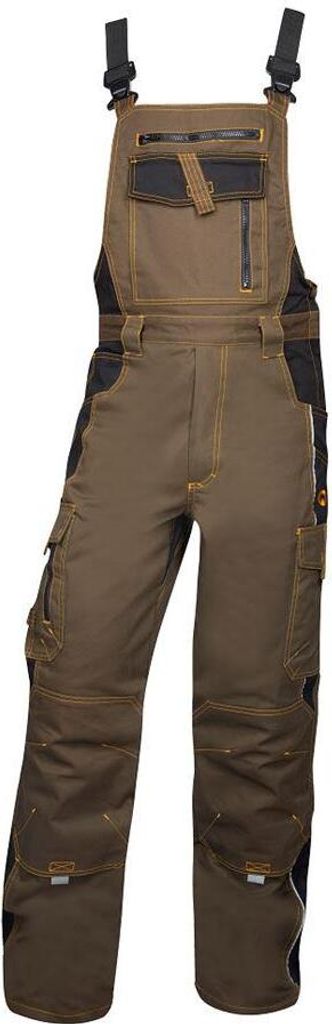 Arbeitslatzhose Berufskleidung Arbeitshose Kombihose Schwarz Ardon NEU (VIS-L) termac, Gr. 60