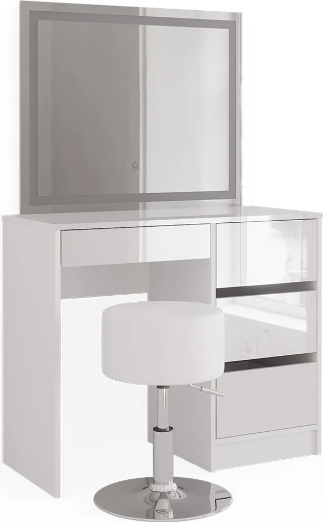 Coiffeuse Vicco Sherry : fini le manque de lumière pour se maquiller 90cm