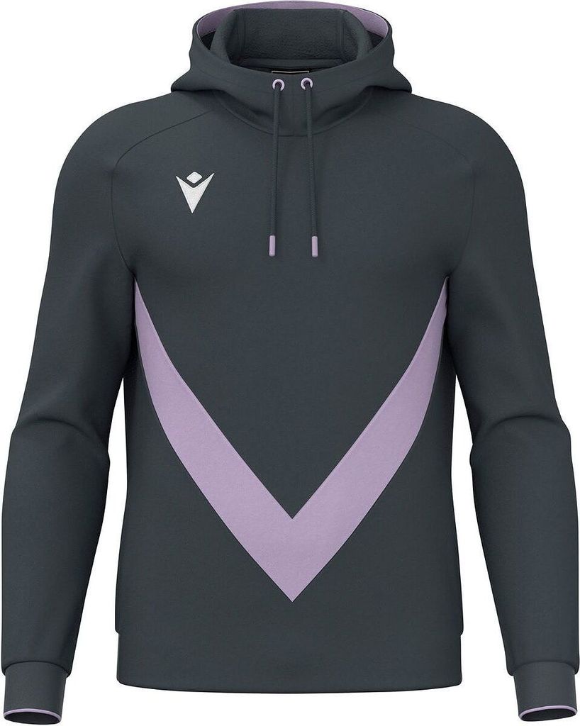 Macron Thunder Fenders Kapuzensweat Herren - Anthrazit / Lila | Größe: XXL