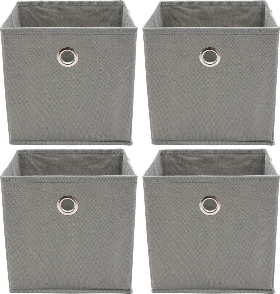 4x Faltbox Faltkiste Faltboxen Aufbewahrungsbox 20x20x20 Produktbild 