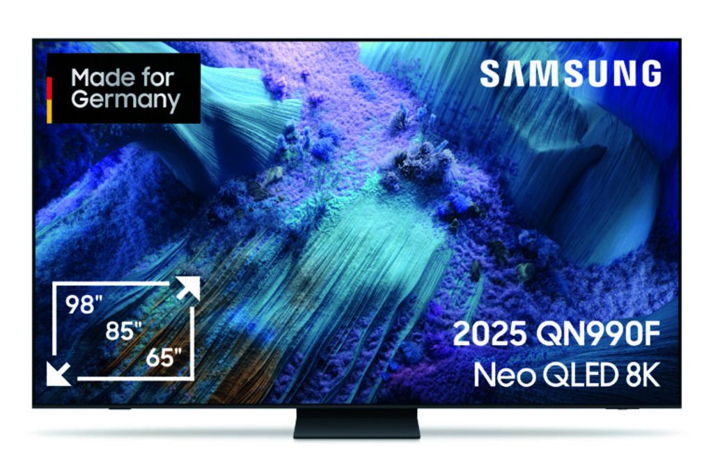 Samsung 75" Neo QLED QN990F 8K Vision AI Smart TV (2025), 190,5 cm (75"), 7680 x 4320 Pixel, Neo QLED, Smart-TV, WLAN, Schwarz