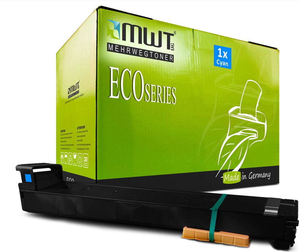 1 Mehrwegtoner kompatible Lasertoner ersetzt HP CF301A 827A Cyan