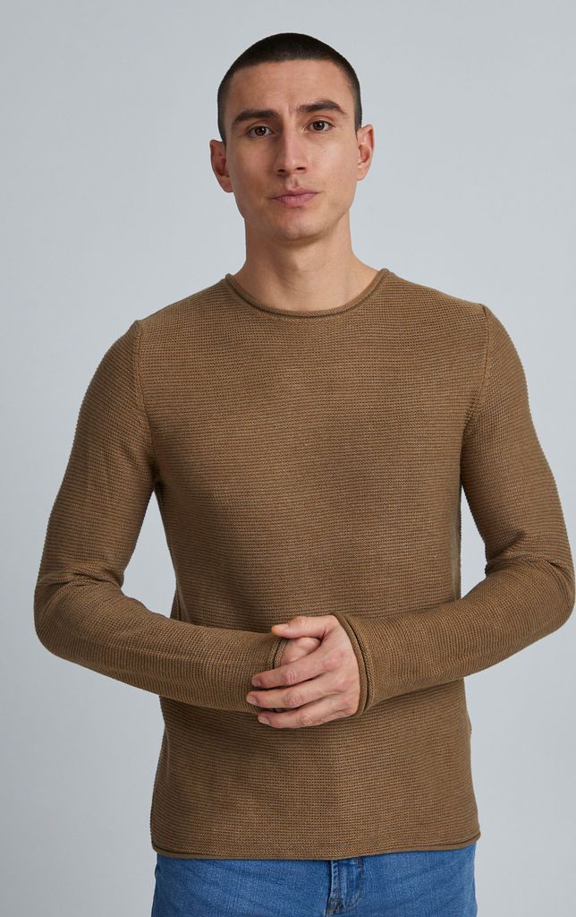 !Solid SDJarah Herren Strickpullover Feinstrick Pullover Pulli mit Rundhalsausschnitt und Struktur Strick