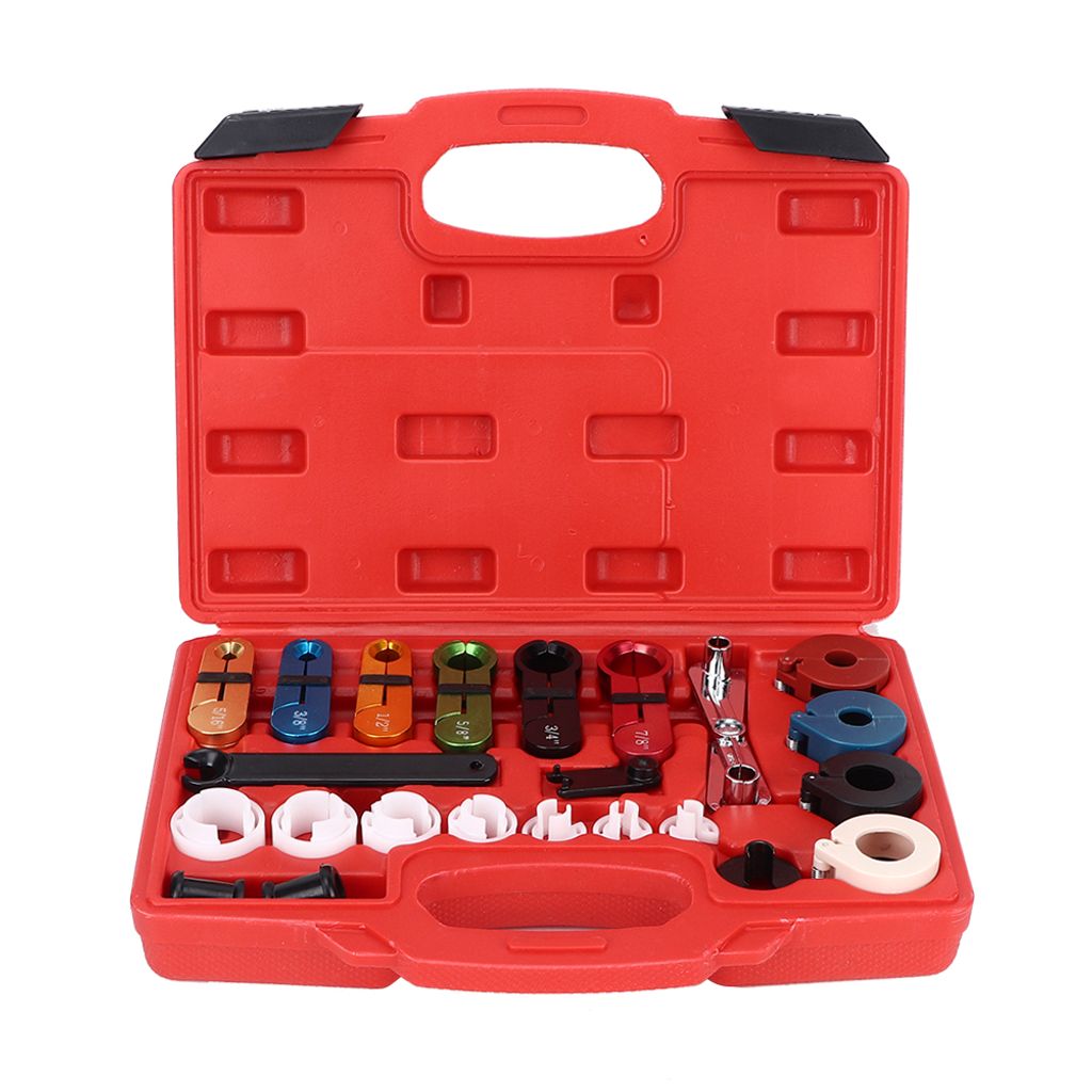 22Pcs/Set Auto Klimaanlage Schlauch Öl Kraftstoffleitung Leitung Trennen Werkzeugsatz Fahrzeug Reparatur