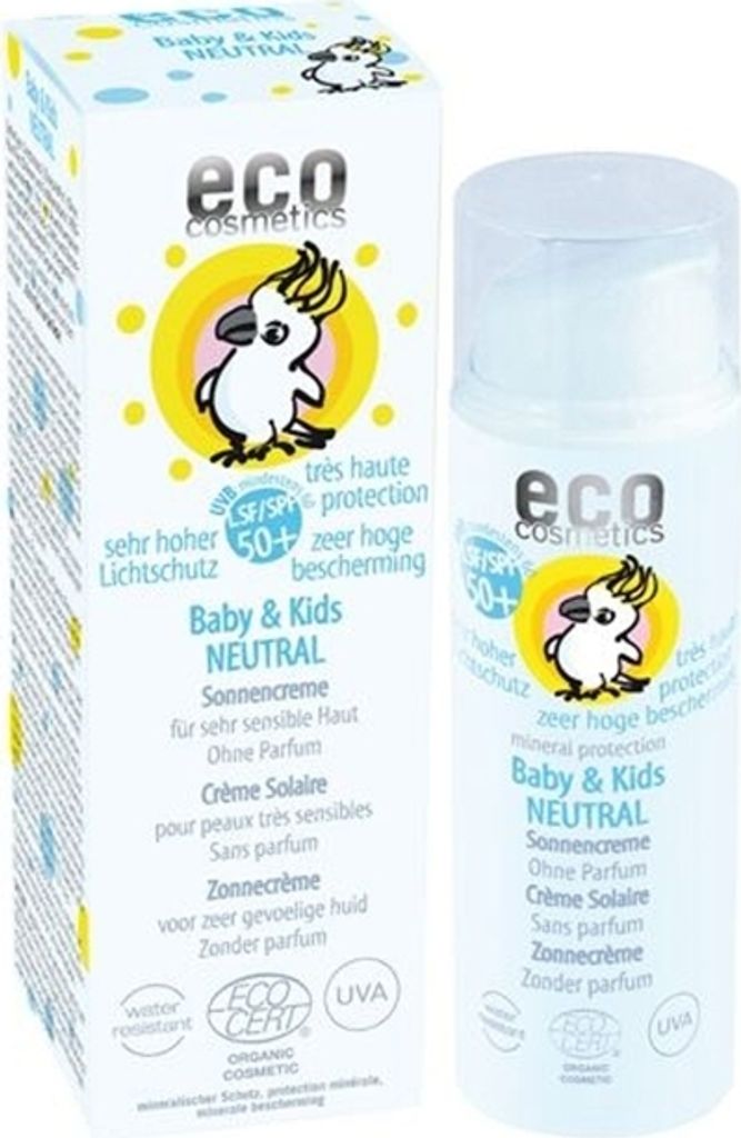Eco Cosmetics Crème solaire pour bébés et enfants SPF 50 Image du produit 